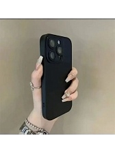 Чехол накладка MM98 для APPLE iPhone 13 Pro Max, защита камеры, силикон, цвет черный