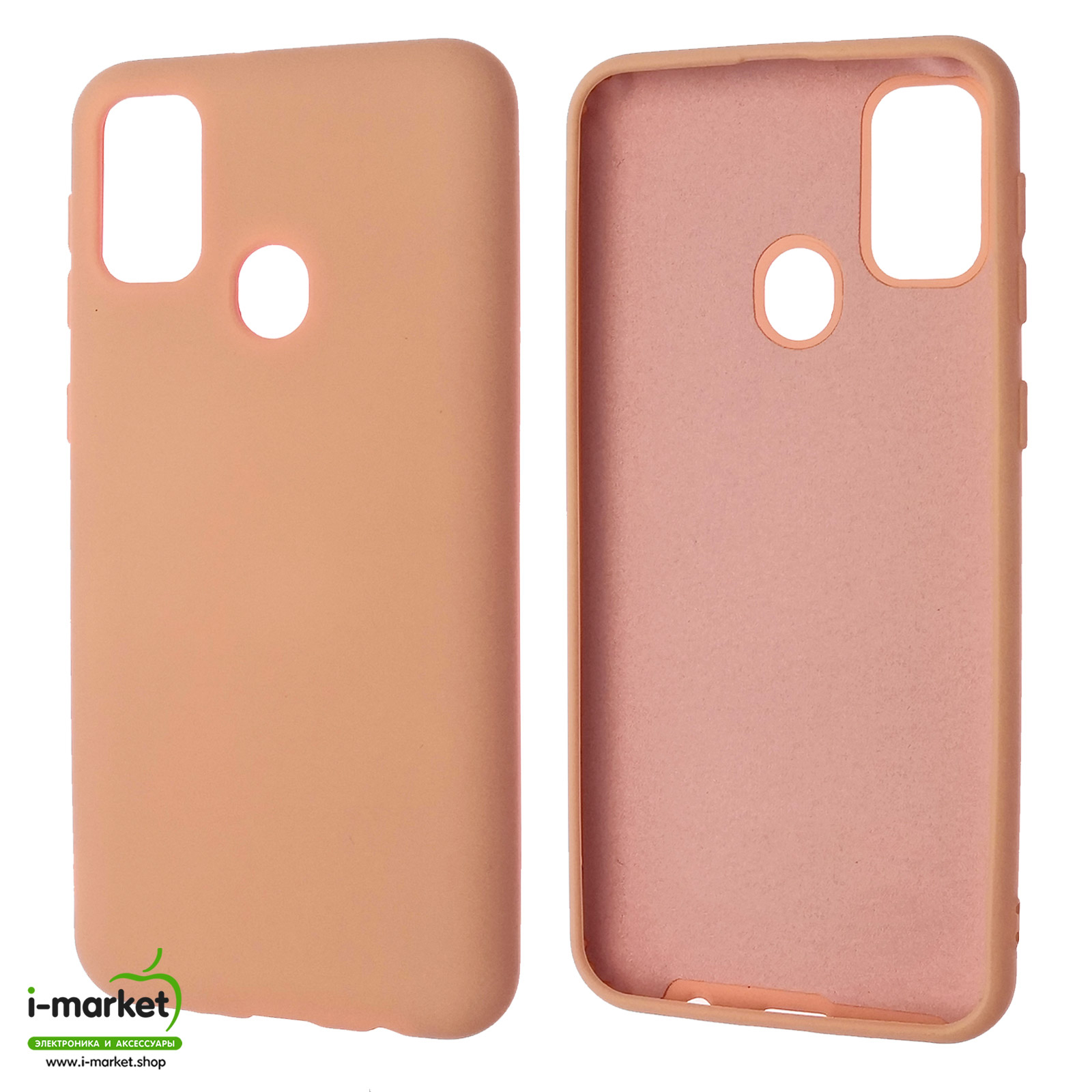 Чехол накладка Silicon Cover для SAMSUNG Galaxy M30s (SM-M307F), M21 (SM-M215), силикон, бархат, цвет розовое золото Чехол накладка Silicon Cover для SAMSUNG Galaxy M30s (SM-M307F), M21 (SM-M215), силикон, бархат, цвет розовое золото