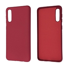 Чехол накладка NANO для SAMSUNG Galaxy A50 (SM-A505), A30s (SM-A307), A50s (SM-A507), силикон, бархат, цвет бордовый Чехол накладка NANO для SAMSUNG Galaxy A50 (SM-A505), A30s (SM-A307), A50s (SM-A507), силикон, бархат, цвет бордовый
