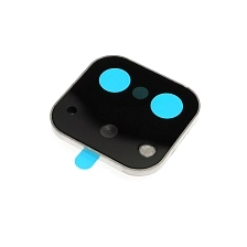 Наклейка на камеру для APPLE iPhone X, iPhone XS имитация APPLE iPhone 11 Pro, пластик, цвет окантовки серебристый