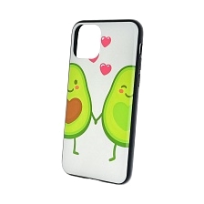 Чехол накладка для APPLE iPhone 11 Pro, силикон, рисунок Авокадо Любовь. Чехол накладка для APPLE iPhone 11 Pro, силикон, рисунок Авокадо Любовь.
