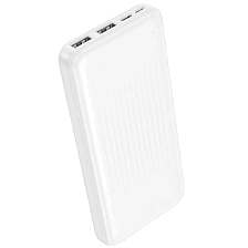 Внешний портативный аккумулятор, Power Bank BOROFONE BJ78 Clever, 10000 mAh, цвет белый
