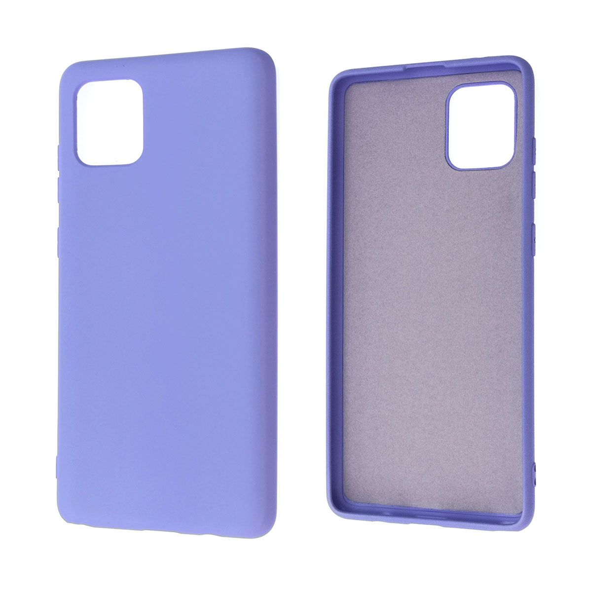 Чехол накладка NANO для SAMSUNG Galaxy A81 (SM-AN815F), Note 10 Lite (SM-N770), силикон, бархат, цвет сиреневый. Чехол накладка NANO для SAMSUNG Galaxy A81 (SM-AN815F), Note 10 Lite (SM-N770), силикон, бархат, цвет сиреневый.