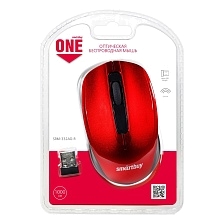 Мышь беспроводная SMARTBUY SBM-332AG-R, оптическая, цвет красный