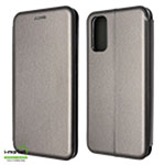 Чехол книжка STYLISH для SAMSUNG Galaxy S20 Plus (SM-G985), экокожа, визитница, цвет серый Чехол книжка STYLISH для SAMSUNG Galaxy S20 Plus (SM-G985), экокожа, визитница, цвет серый