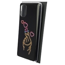 Чехол накладка Vinil для SAMSUNG Galaxy M51 (SM-515), силикон, рисунок щелчок с сердечком Чехол накладка Vinil для SAMSUNG Galaxy M51 (SM-515), силикон, рисунок щелчок с сердечком