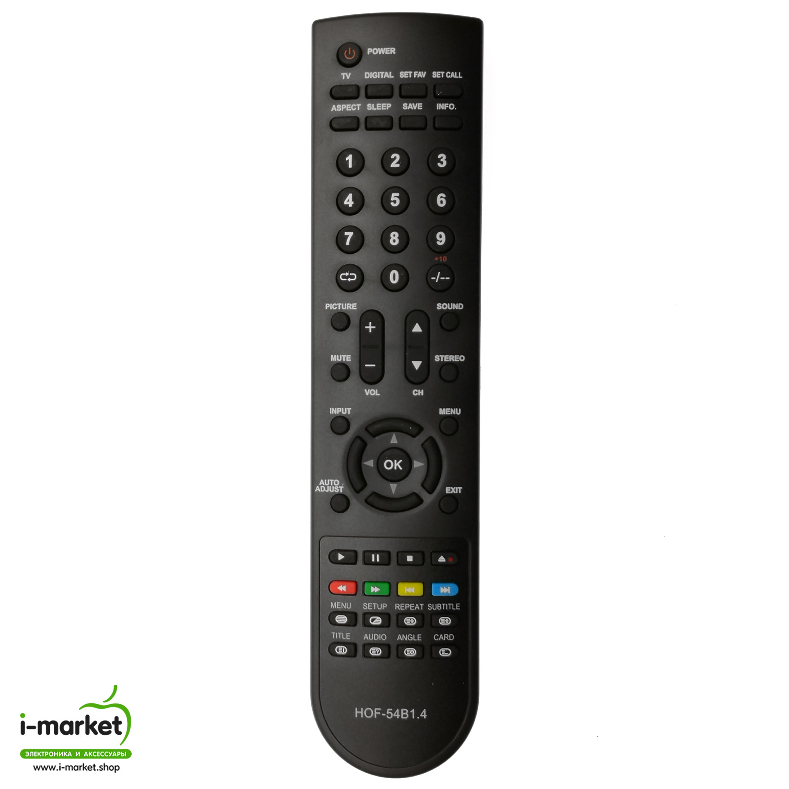 Пульт ДУ для ELENBERG HOF-54B 1.4 подходит к следующим моделям: DVD LVD-2602, DVD LVD-2603, DVD LVD-2604, DVD LVD-3203.