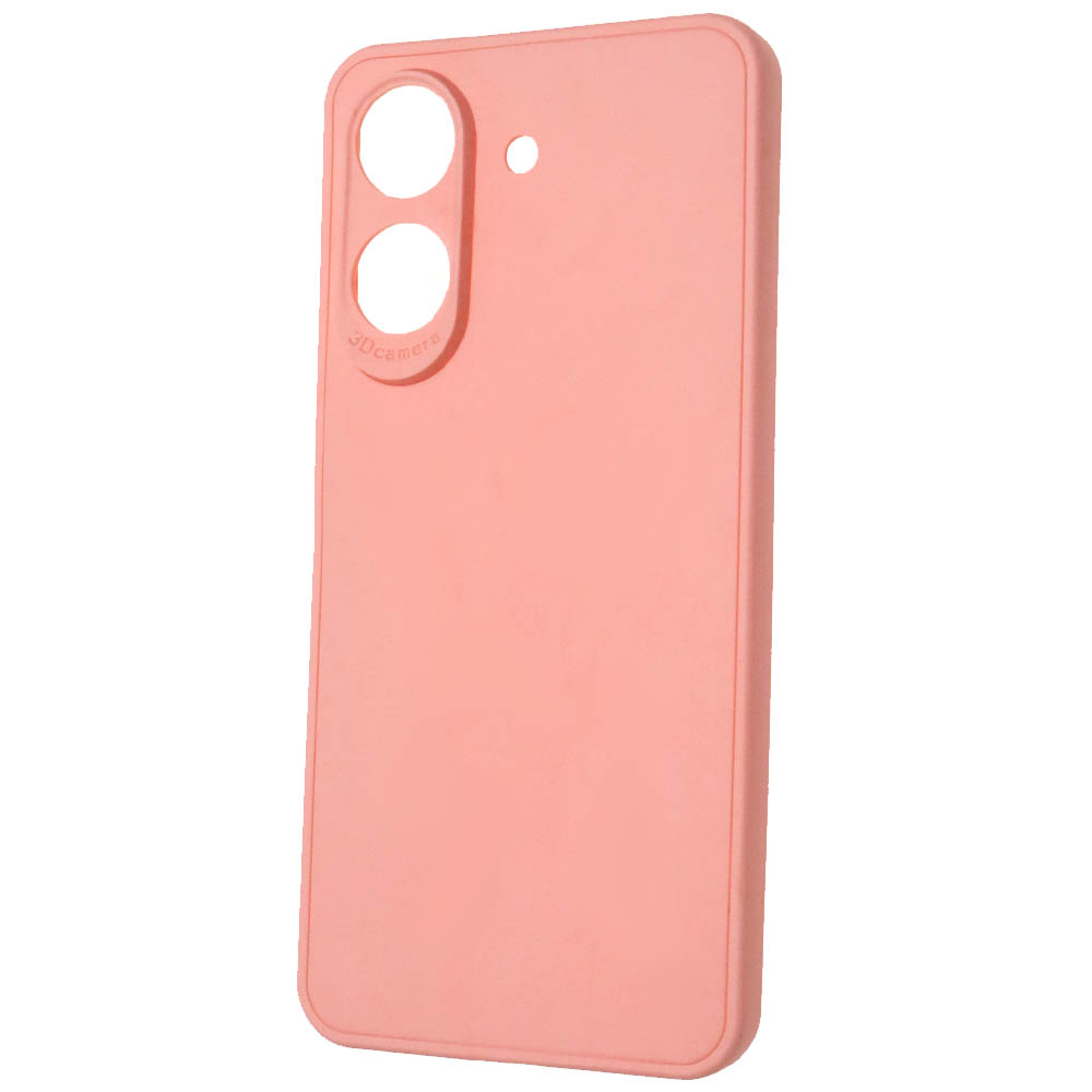 Чехол накладка для XIAOMI Redmi 13C, POCO C65, защита камеры, силикон, цвет персиковый