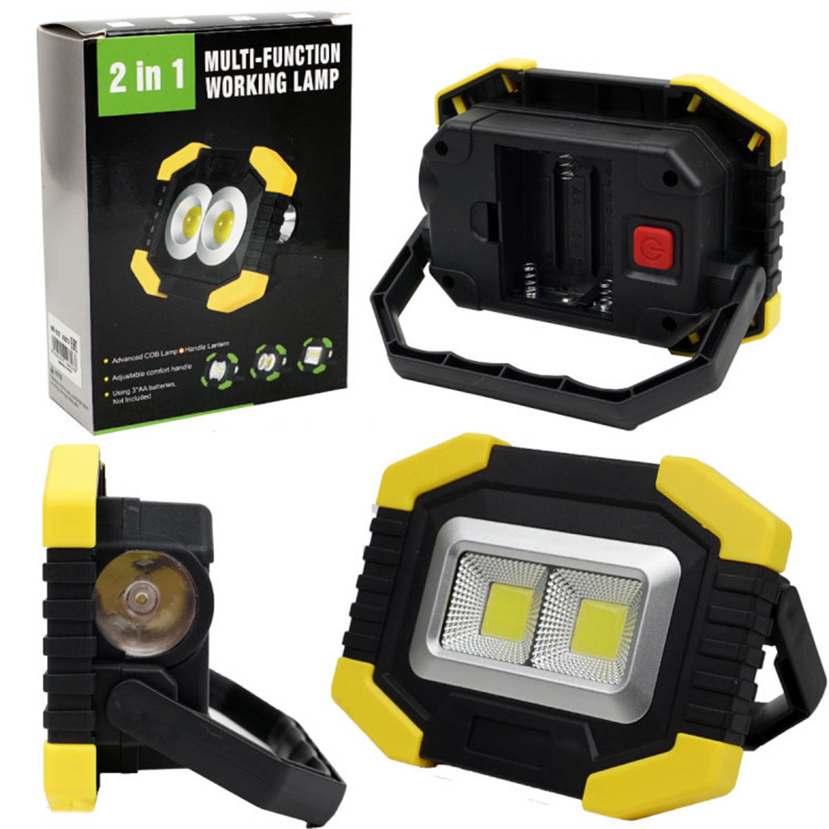 Светодиодный фонарь MRM MR-1527, цвет черно желтый | Последняя цена