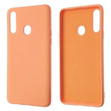 Чехол накладка NANO для SAMSUNG Galaxy A20s (SM-A207), силикон, бархат, цвет персиковый Чехол накладка NANO для SAMSUNG Galaxy A20s (SM-A207), силикон, бархат, цвет персиковый