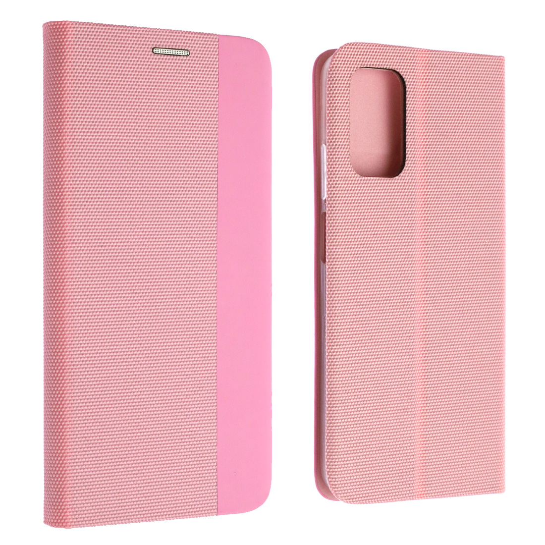 Чехол книжка MESH для XIAOMI Redmi 9T, текстиль, силикон, бархат, визитница, цвет розовый Чехол книжка MESH для XIAOMI Redmi 9T, текстиль, силикон, бархат, визитница, цвет розовый