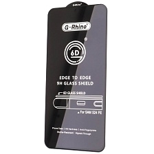 Защитное стекло 6D G-Rhino для SAMSUNG Galaxy A36, Galaxy A56, Galaxy S24 FE, Galaxy M56, цвет окантовки черный