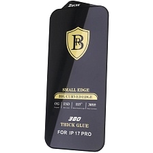 Защитное стекло BACAS OG ESD для APPLE iPhone 17 Pro, цвет окантовки черный