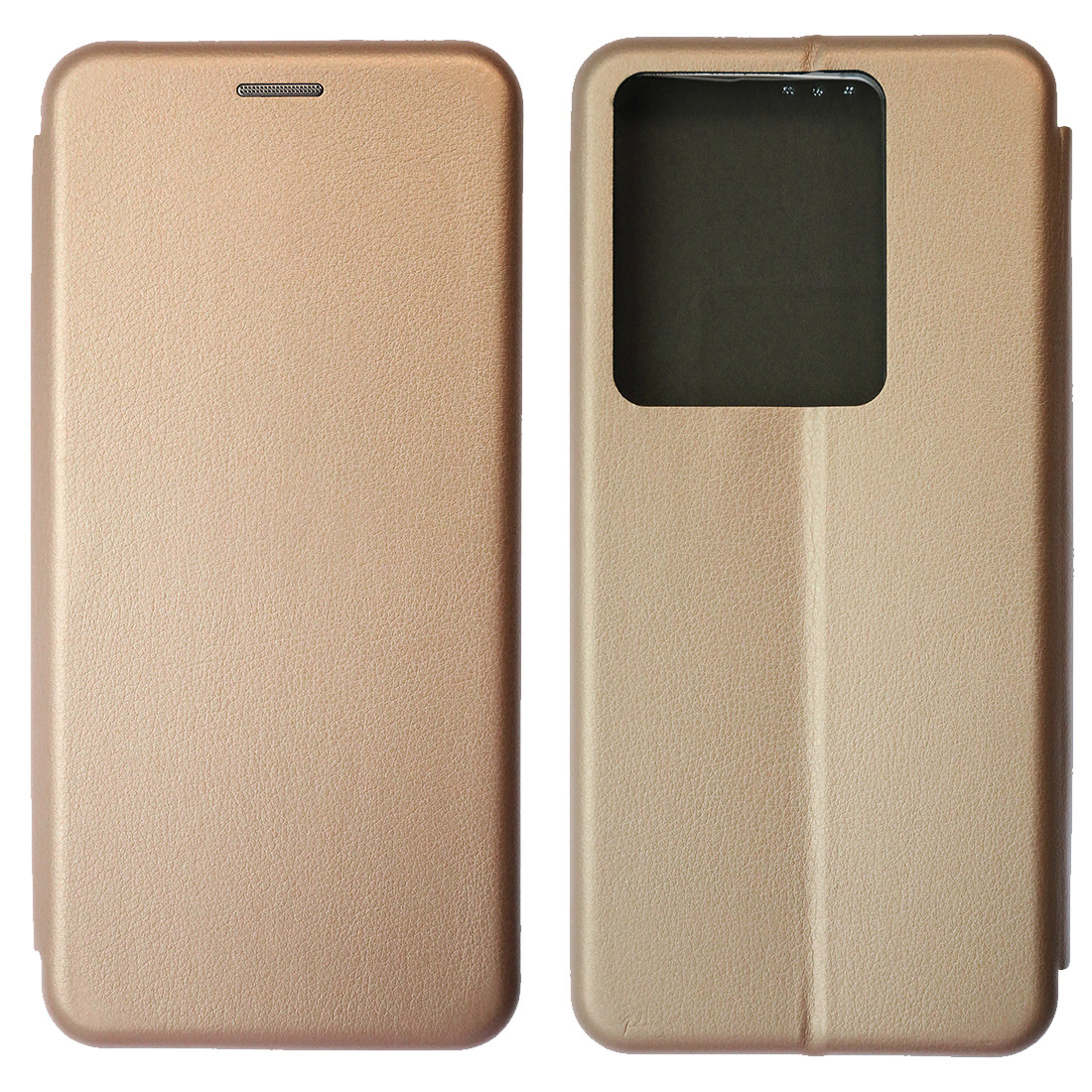 Чехол книжка STYLISH для INFINIX NOTE 30, экокожа, визитница, цвет золотисто розовый