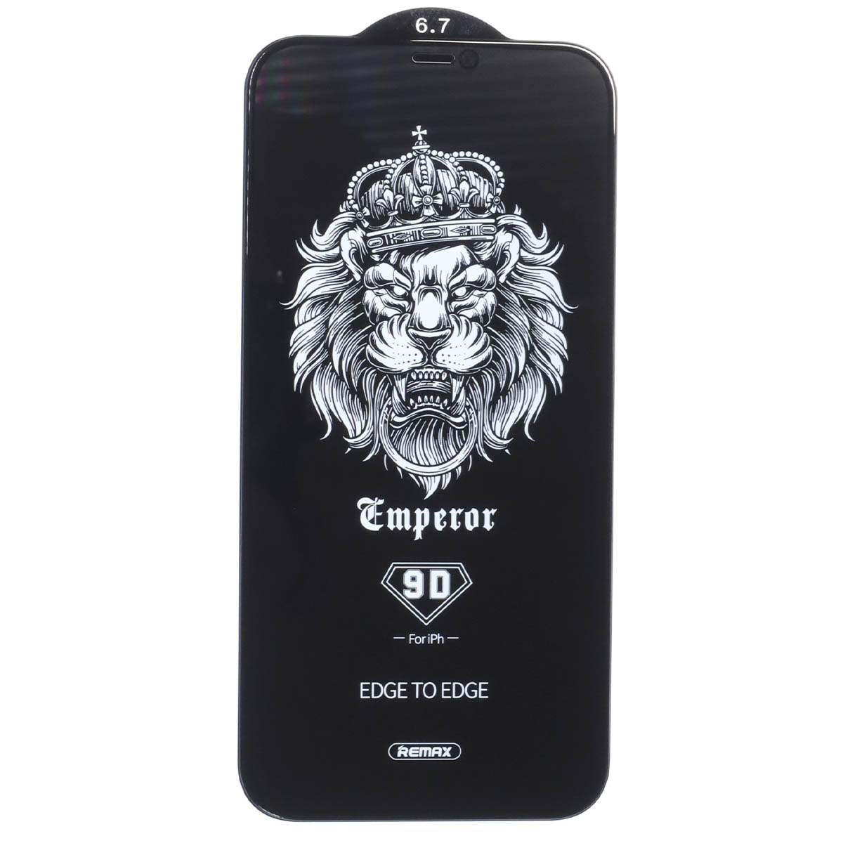 Защитное стекло Антишпион REMAX GL-35 для APPLE iPhone 12 Pro Max (6.7"), цвет окантовки черный