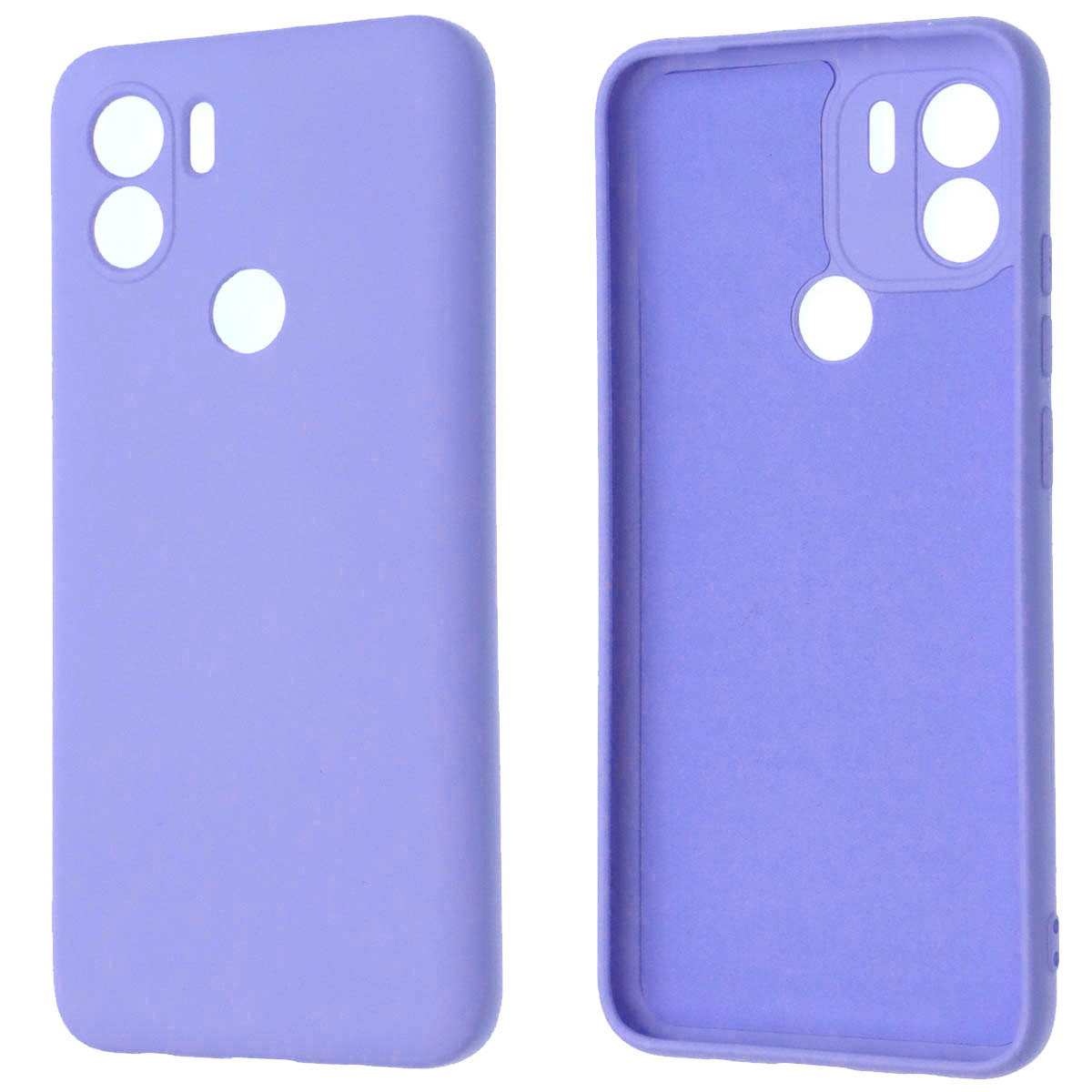Чехол накладка NANO для Redmi A1 Plus, Redmi A2 Plus, POCO C51, силикон, бархат, цвет васильковый Чехол накладка NANO для Redmi A1 Plus, Redmi A2 Plus, POCO C51, силикон, бархат, цвет васильковый