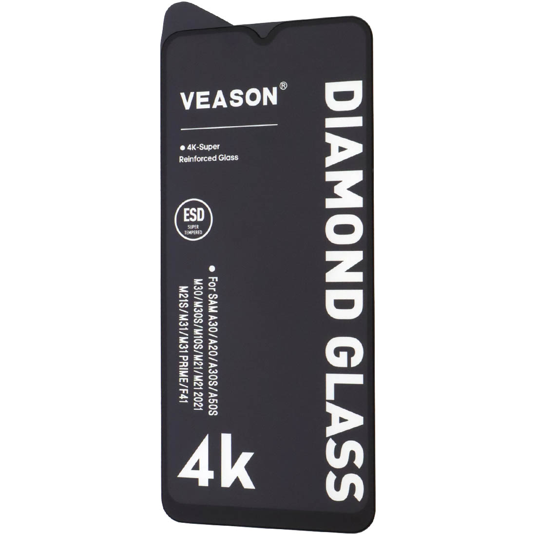 Защитное стекло VEASON DIAMOND GLASS для SAMSUNG Galaxy A30 (SM-A305), A50 (SM-A505), M30 (SM-M305), A40s (SM-405), A50s (SM-A507), M21 (SM-215), цвет окантовки черный Защитное стекло VEASON DIAMOND GLASS для SAMSUNG Galaxy A30 (SM-A305), A50 (SM-A505), M30 (SM-M305), A40s (SM-405), A50s (SM-A507), M21 (SM-215), цвет окантовки черный