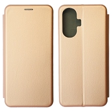 Чехол книжка STYLISH для Realme C55, экокожа, визитница, цвет розовое золото Чехол книжка STYLISH для Realme C55, экокожа, визитница, цвет розовое золото