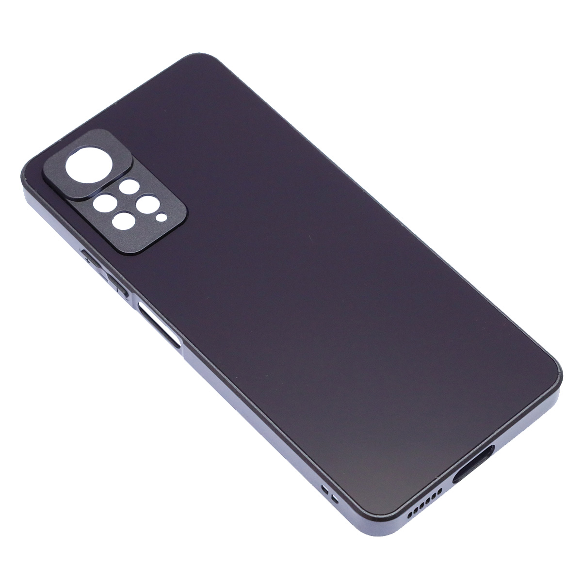 Чехол накладка для XIAOMI Redmi Note 12 Pro 4G, защита камеры, силикон, пластик, цвет темно фиолетовый Чехол накладка для XIAOMI Redmi Note 12 Pro 4G, защита камеры, силикон, пластик, цвет темно фиолетовый