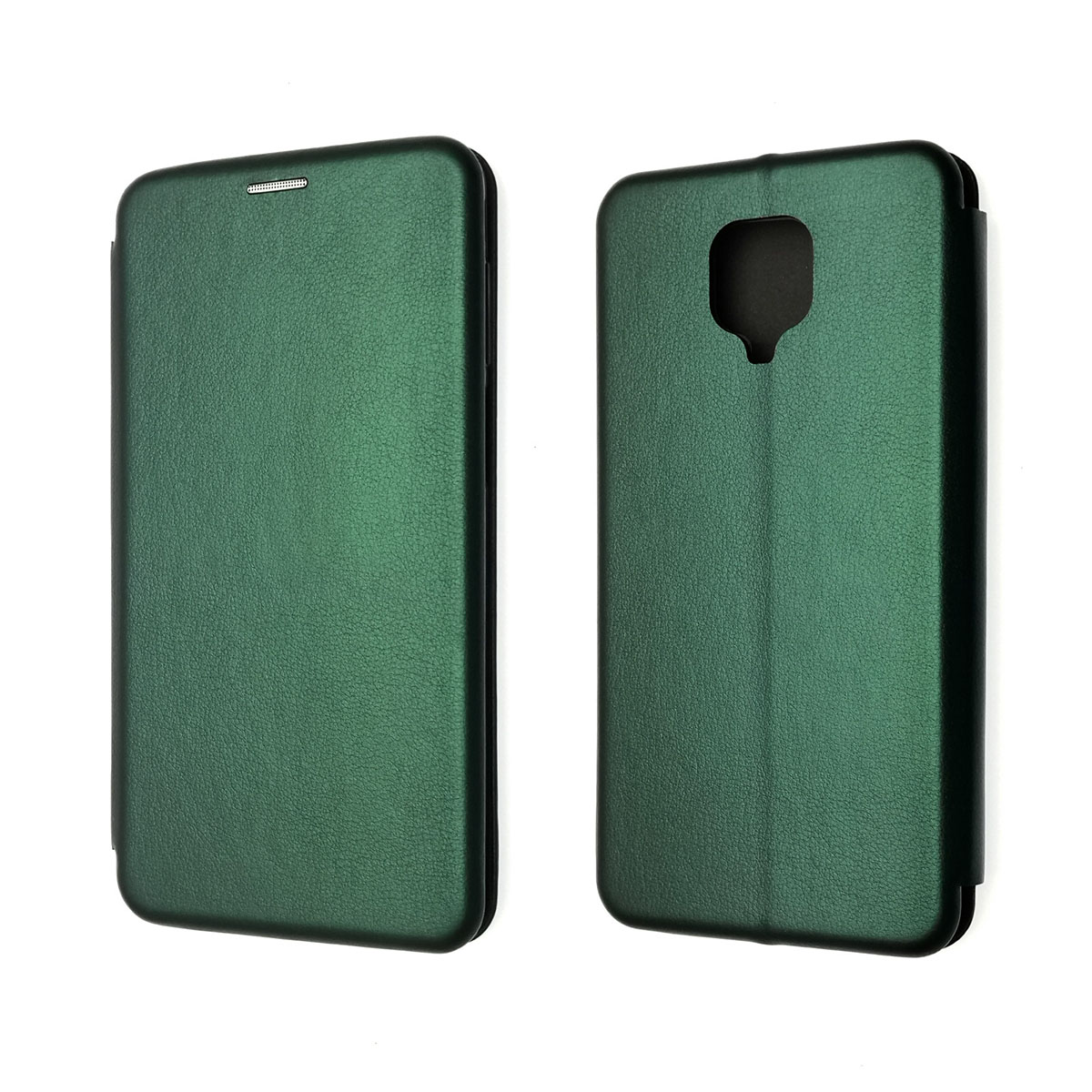 Чехол книжка STYLISH для XIAOMI Redmi Note 9 Pro, Redmi Note 9S, экокожа, визитница, цвет темно зеленый. Чехол книжка STYLISH для XIAOMI Redmi Note 9 Pro, Redmi Note 9S, экокожа, визитница, цвет темно зеленый.