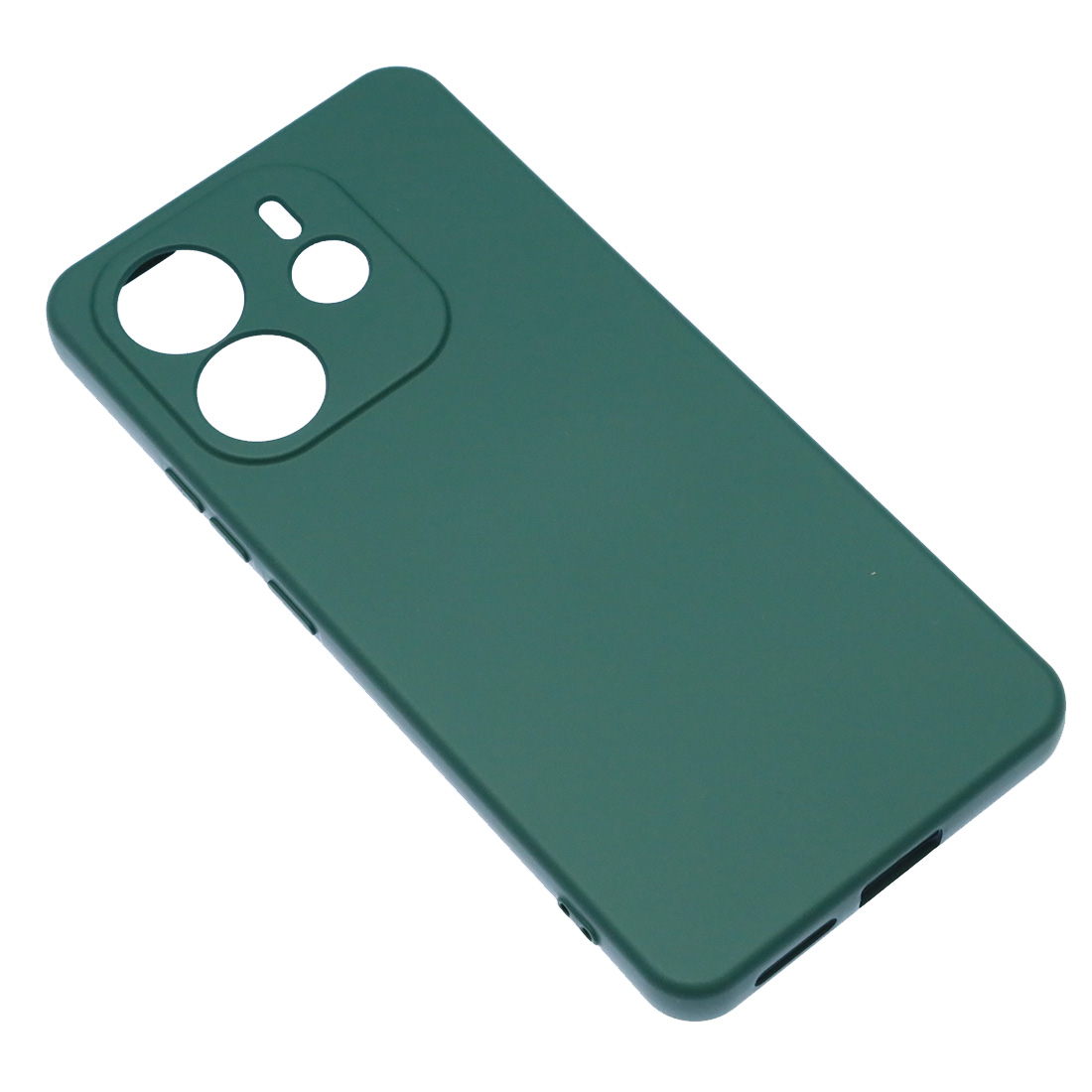 Чехол накладка NANO для XIAOMI Redmi Note 14 4G, защита камеры, силикон, бархат, цвет темно зеленый Чехол накладка NANO для XIAOMI Redmi Note 14 4G, защита камеры, силикон, бархат, цвет темно зеленый