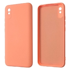 Чехол накладка NANO для XIAOMI Redmi 9A, силикон, бархат, цвет розовый Чехол накладка NANO для XIAOMI Redmi 9A, силикон, бархат, цвет розовый