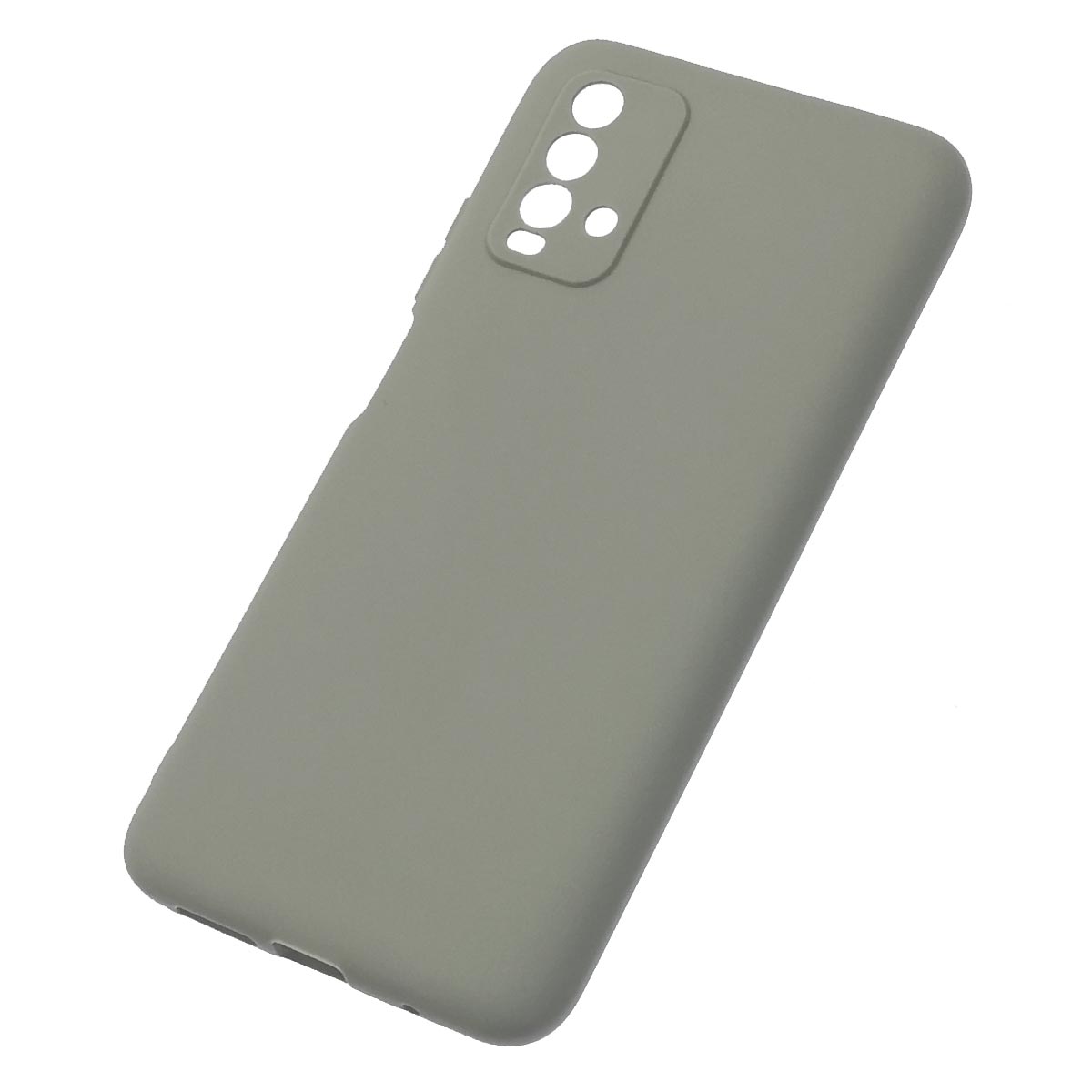 Чехол накладка SOFT TOUCH для XIAOMI Redmi 9T, силикон, матовый, цвет светло серый Чехол накладка SOFT TOUCH для XIAOMI Redmi 9T, силикон, матовый, цвет светло серый
