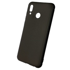 Чехол накладка для HUAWEI Honor Play (COR-L29, CОR-AL00), силикон, матовый, цвет черный
