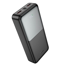 Внешний портативный аккумулятор, Power Bank HOCO J136A Sirui, 20000 mAh, 22.5W, PD20W, LED дисплей, цвет черный
