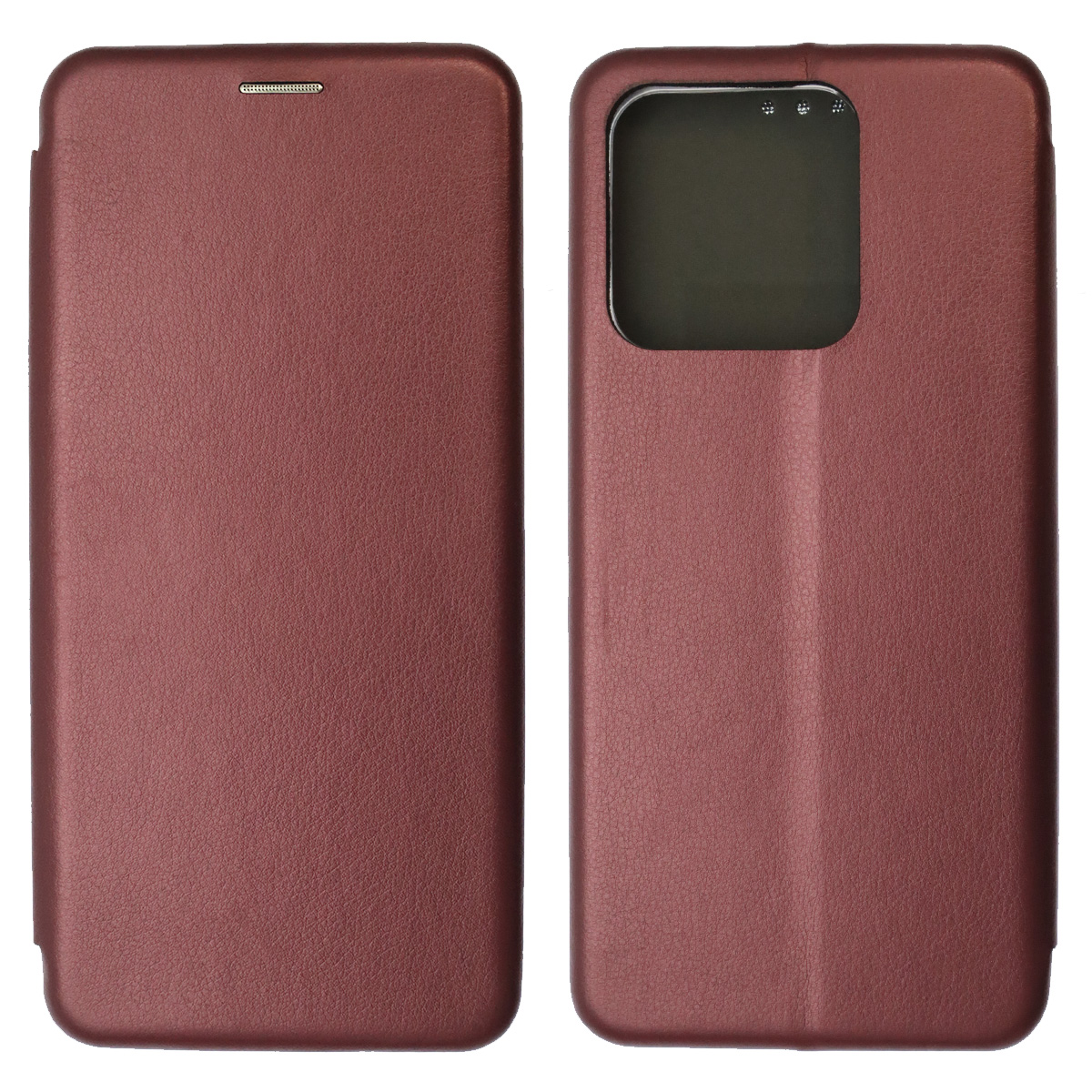 Чехол книжка STYLISH для XIAOMI Redmi 9C, Redmi 10A, экокожа, визитница, цвет бордовый Чехол книжка STYLISH для XIAOMI Redmi 9C, Redmi 10A, экокожа, визитница, цвет бордовый