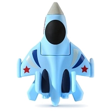 Флешка USB 2.0 32GB SMARTBUY Wild series, фигурка Истребителя, цвет голубой