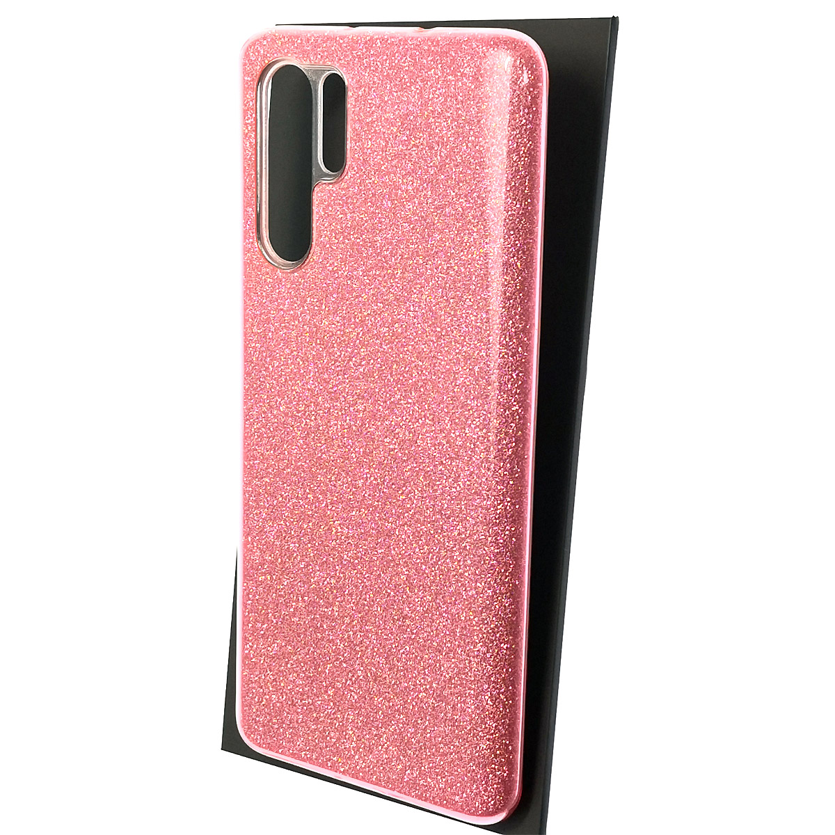 Чехол накладка Shine для HUAWEI P30 Pro (VOG-L29), силикон, блестки, цвет розовый Чехол накладка Shine для HUAWEI P30 Pro (VOG-L29), силикон, блестки, цвет розовый