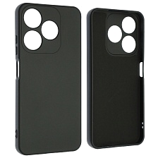 Чехол накладка NANO для TECNO Spark 10, TECNO Spark 10C, защита камеры, силикон, бархат, цвет черный Чехол накладка NANO для TECNO Spark 10, TECNO Spark 10C, защита камеры, силикон, бархат, цвет черный