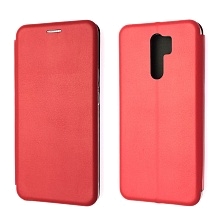 Чехол книжка STYLISH для XIAOMI Redmi 9, экокожа, визитница, цвет красный Чехол книжка STYLISH для XIAOMI Redmi 9, экокожа, визитница, цвет красный