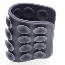 Липпер двухсторонний на телефон, цвет серый