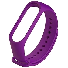 Сменный ремешок для фитнес браслета, смарт часов XIAOMI Mi Band 3, 4, цвет красно фиолетовый Сменный ремешок для фитнес браслета, смарт часов XIAOMI Mi Band 3, 4, цвет красно фиолетовый