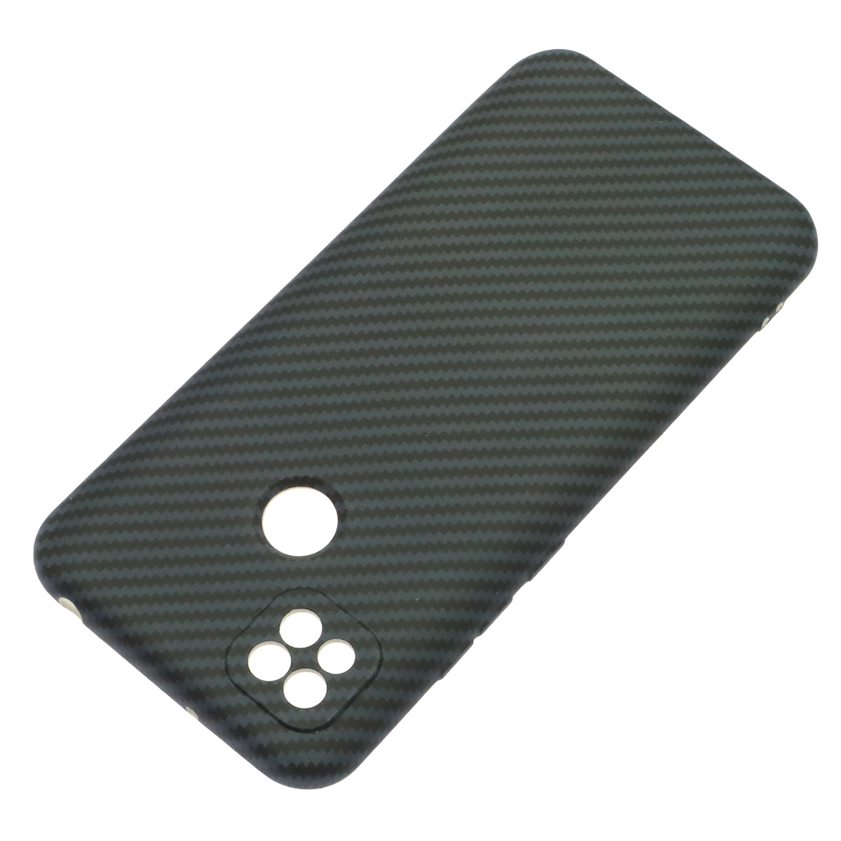 Чехол накладка KING для XIAOMI Redmi 9C, Redmi 10A, силикон, бархат, карбон, цвет темно синий Чехол накладка KING для XIAOMI Redmi 9C, Redmi 10A, силикон, бархат, карбон, цвет темно синий