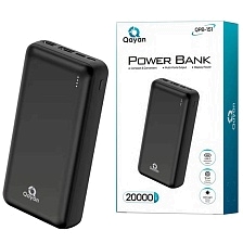 Внешний портативный аккумулятор, Power Bank QAYAN QPB-151, 20000 mAh, цвет черный
