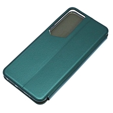 Чехол книжка STYLISH для TECNO Pova 4, Pova Neo 2, экокожа, визитница, цвет темно зеленый Чехол книжка STYLISH для TECNO Pova 4, Pova Neo 2, экокожа, визитница, цвет темно зеленый