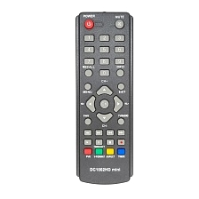 Пульт ДУ DC1002HD mini для приставок цифрового ТВ D-COLOR, цвет черный Пульт ДУ DC1002HD mini для приставок цифрового ТВ D-COLOR, цвет черный