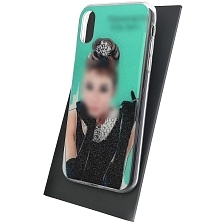Чехол накладка для APPLE iPhone XR, силикон, блестки, глянцевый, рисунок Тиффани Чехол накладка для APPLE iPhone XR, силикон, блестки, глянцевый, рисунок Тиффани