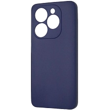 Чехол накладка GPS для INFINIX Hot 40i, Smart 8, SMART 8 Plus, силикон, матовый, цвет темно синий Чехол накладка GPS для INFINIX Hot 40i, Smart 8, SMART 8 Plus, силикон, матовый, цвет темно синий