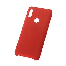 Чехол накладка Silicon Cover для HUAWEI Honor 8A, Y6 2019, силикон, бархат, цвет красный Чехол накладка Silicon Cover для HUAWEI Honor 8A, Y6 2019, силикон, бархат, цвет красный