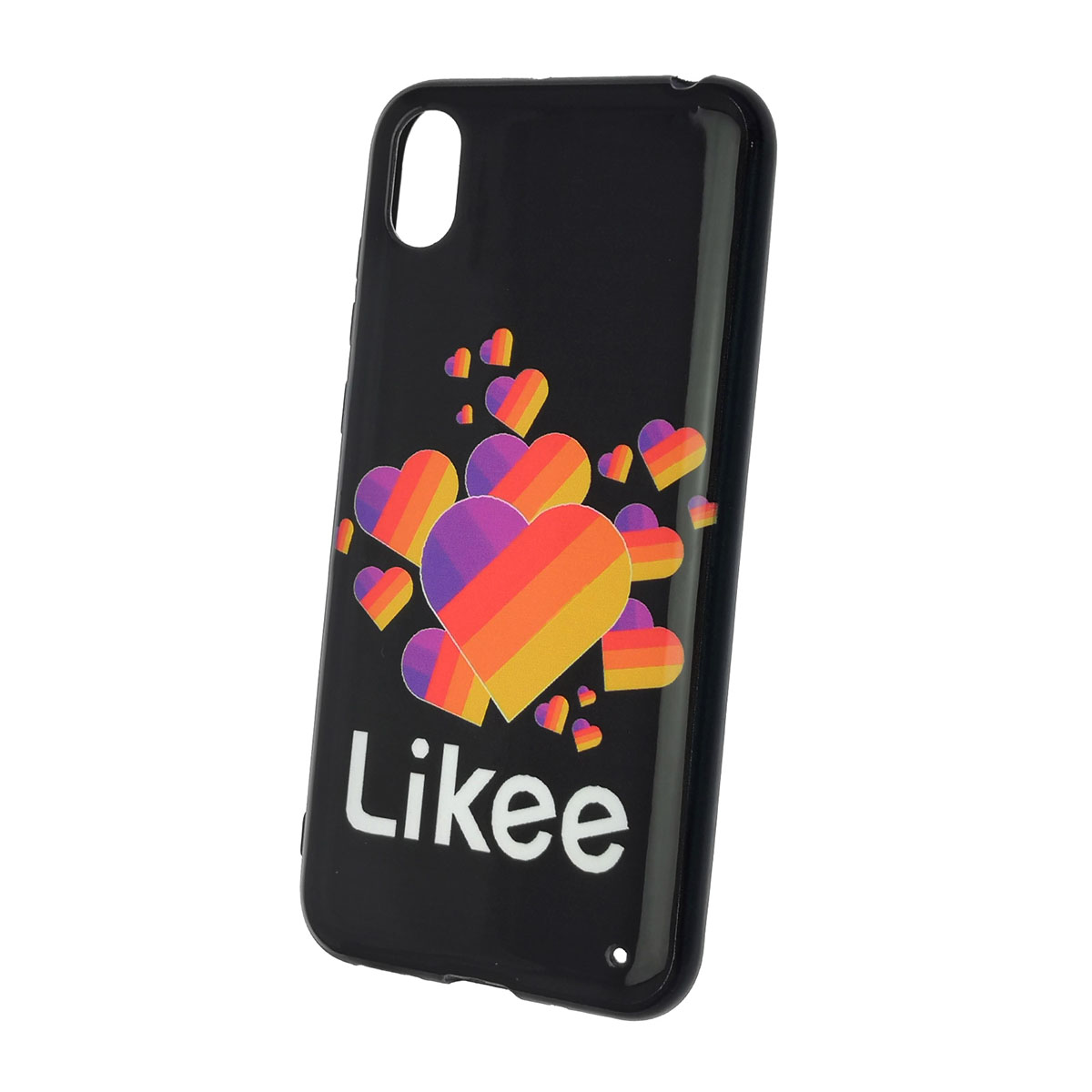 Чехол накладка для HUAWEI Honor 8S, Y5 2019, силикон, рисунок Likee Black.