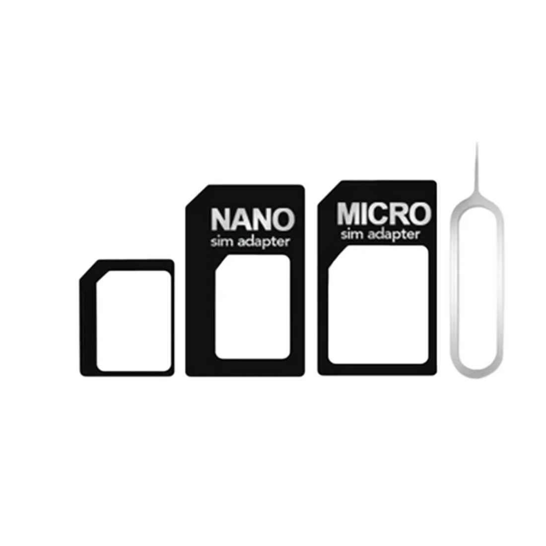 Переходник с NanoSIM на обычную SIM карту и MicroSIM карту