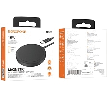 Беспроводное зарядное устройство BOROFONE BQ23 Sufficient, 15W, цвет черный