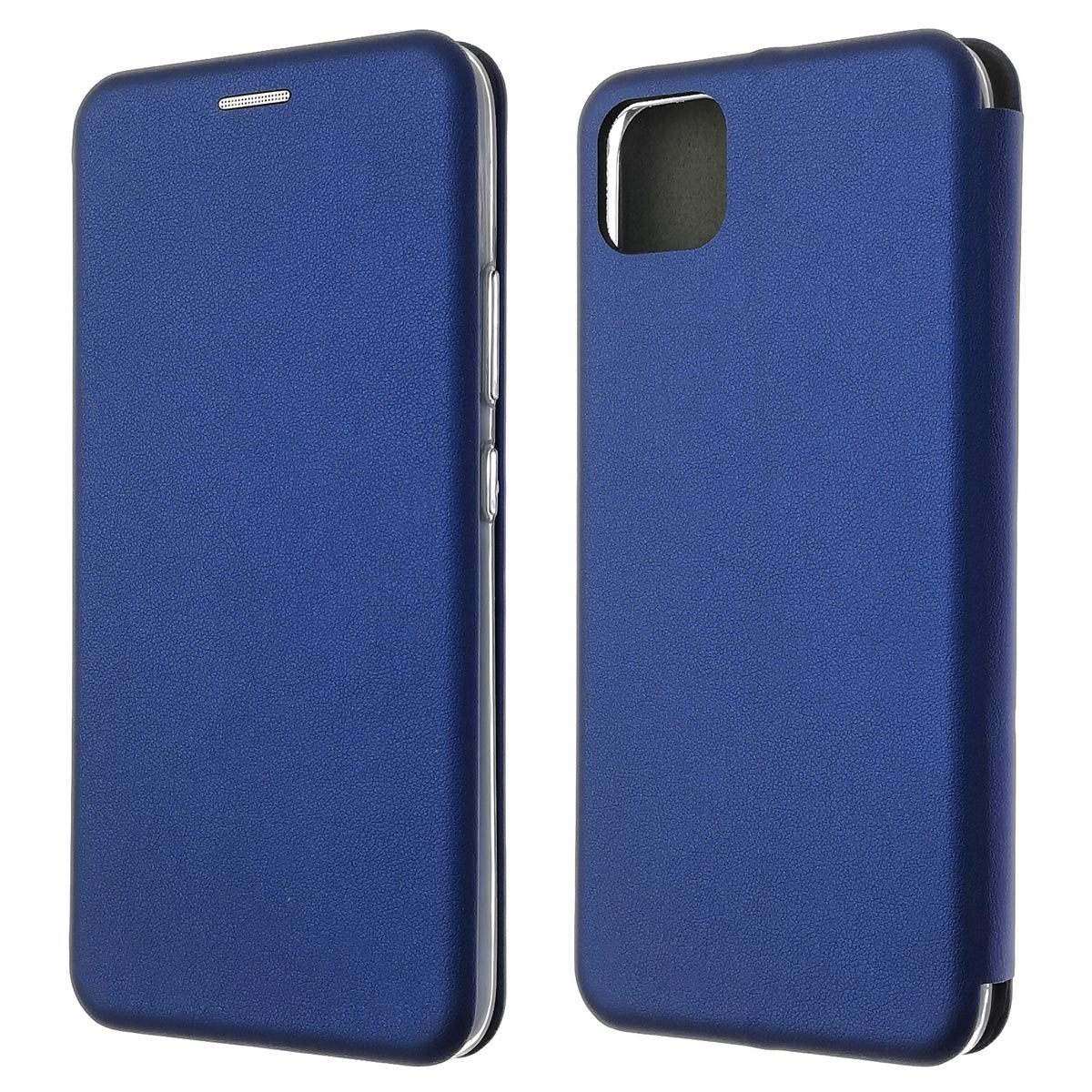 Чехол книжка STYLISH для Realme C11 2020, экокожа, визитница, цвет синий