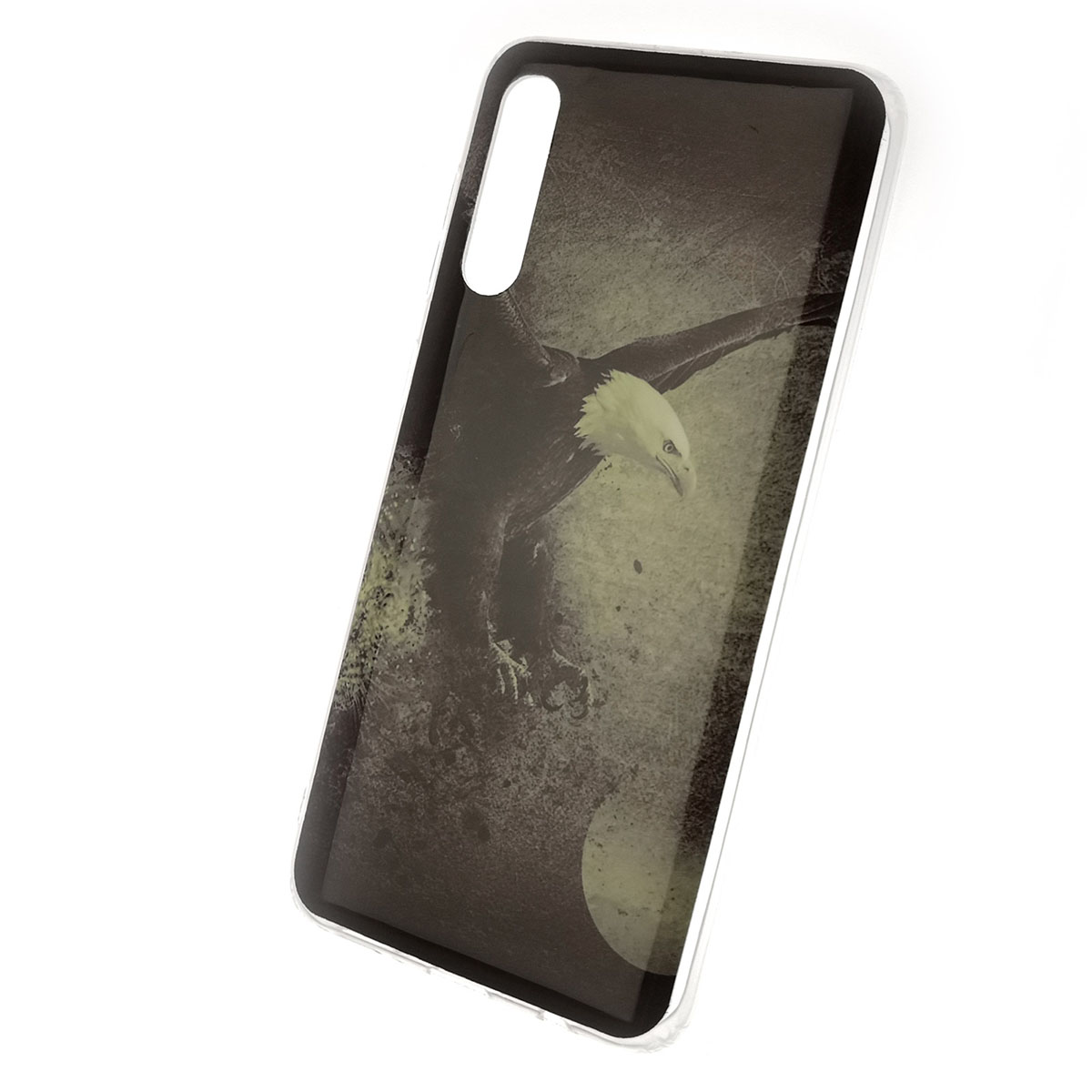 Чехол накладка для SAMSUNG Galaxy A50 (SM-A505), A30s (SM-A307), A50s (SM-A507), силикон, рисунок орел.
