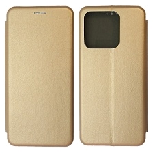 Чехол книжка STYLISH для XIAOMI Redmi 9C, Redmi 10A, экокожа, визитница, цвет золотистый Чехол книжка STYLISH для XIAOMI Redmi 9C, Redmi 10A, экокожа, визитница, цвет золотистый