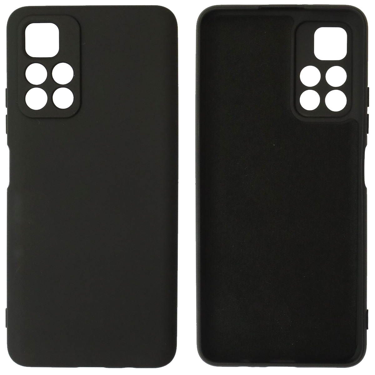 Чехол накладка NANO для XIAOMI Redmi Note 11 5G, Redmi Note 11T 5G, XIAOMI Poco M4 Pro 5G, силикон, бархат, цвет черный